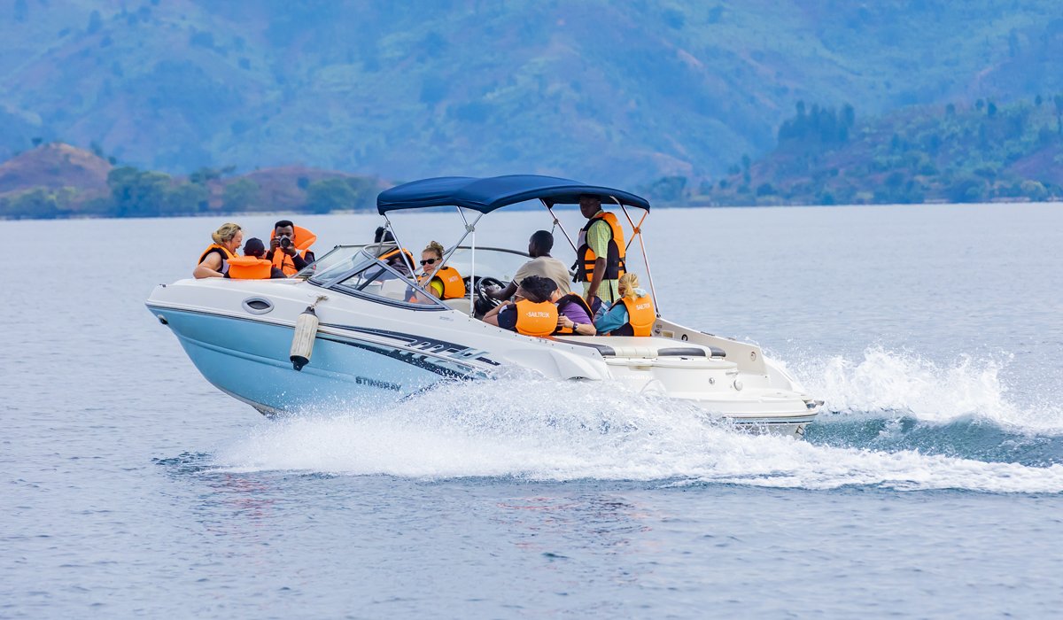 Boat cruise on Lake Mburo