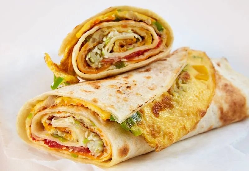 Ugandan Rolex street food