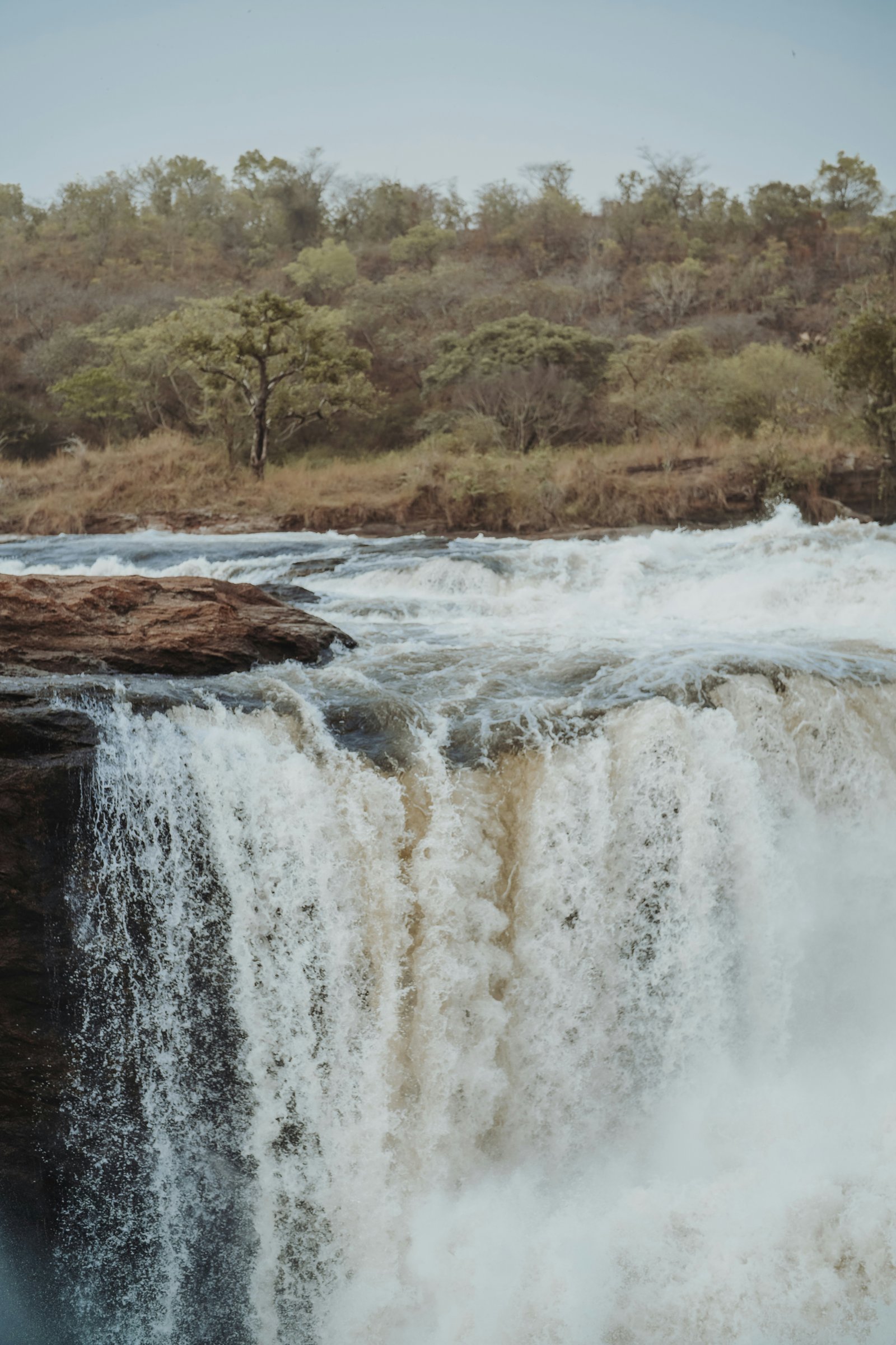 Murchison Falls Uganda - The Nile River forced through 7-meter gap in national park